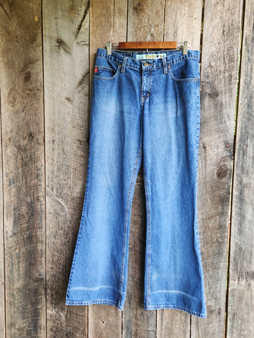 Y2K Mudd Flare Leg Blue Jeans